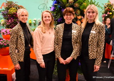 On the Straathof Youngplants stand were Diane Schrama, Sophie van Dam, Manon Klink and Lidia Tukabaeva.